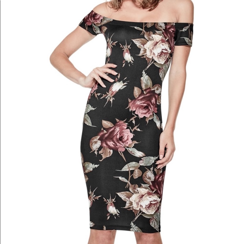 Guess off the shoulder dress